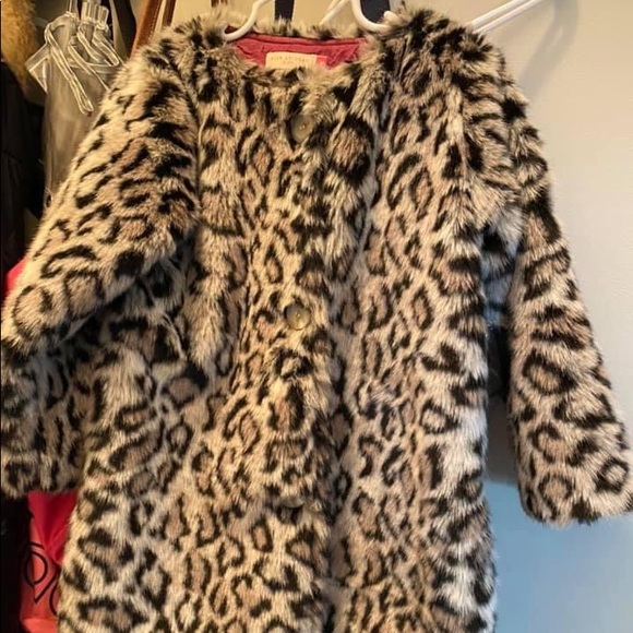 Pink Chicken Other - Pink chicken fur coat - EUC. Size 5.